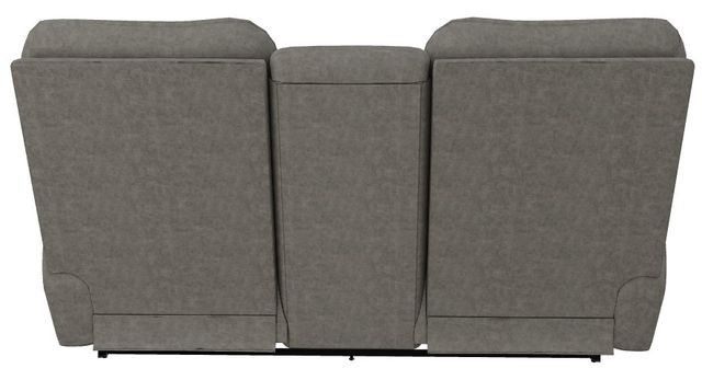 La-Z-Boy® Trouper Charcoal Power Reclining Loveseat with Console and Headrest-3