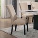 Furniture of America® Kian 7-Piece Beige/Black/White Dining Table Set-1