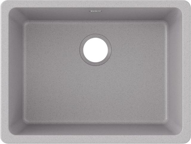 Elkay Quartz Classic® Graystone 24-5/8" x 18-1/2" x 9-1/2" Single Bowl Undermount Sink-1