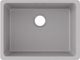 Elkay Quartz Classic® Graystone 24-5/8" x 18-1/2" x 9-1/2" Single Bowl Undermount Sink-1