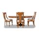 Berkshire Warm Cognac Round Dining Set-2