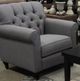 Decor-Rest® Furniture LTD Customizable 2478 Fabric Tufted Back Chair-0
