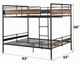 ACME Furniture Brantley II Sandy Black/Dark Bronze Queen Over Queen Bunk Bed-2