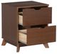 Powell® Portix 2-Piece Walnut 2-Drawer Nightstand Set-4