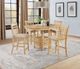 Coaster® Lavon 5-Piece Light Oak Counter Dining Set-1