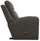 La-Z-Boy® Emmons Pewter Leather Manual Rocking Recliner -2