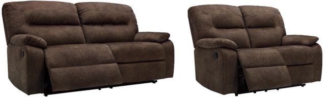 Benchcraft® Bolzano 2-Piece Coffee Living Room Set with Reclining Sofa-0