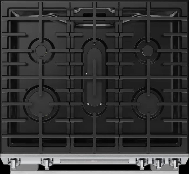 Bosch® 100 Series 30" Stainless Steel Slide In Gas Range -2