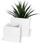 Le Present Betona Kube White 18" Planter-3