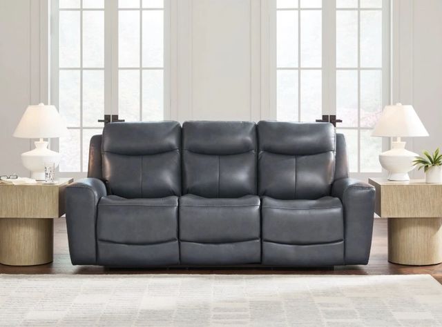 Signature Design by Ashley® Next Move Admiral Power Reclining Sofa with Adjustable Headrest-2
