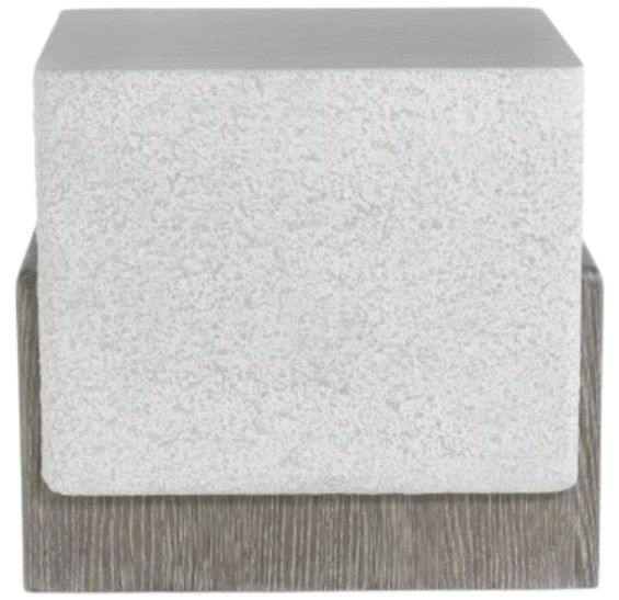 Bernhardt Monolith Millstone Top with Puma Side Table-4
