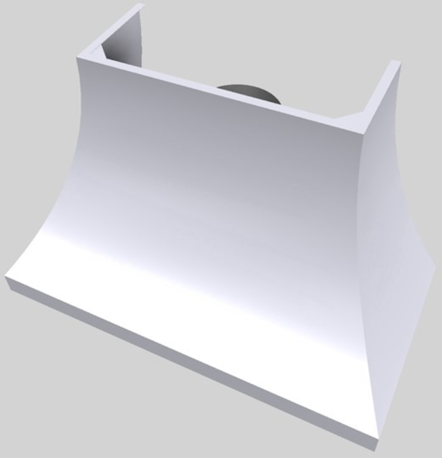 Vent-A-Hood® Designer Series 48" White Wall Mounted Range Hood-3