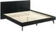 Armen Living Petra 4-Piece Black King Bedroom Set-1