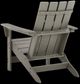 Signature Design by Ashley® Visola Gray Adirondack Outdoor Chair-3