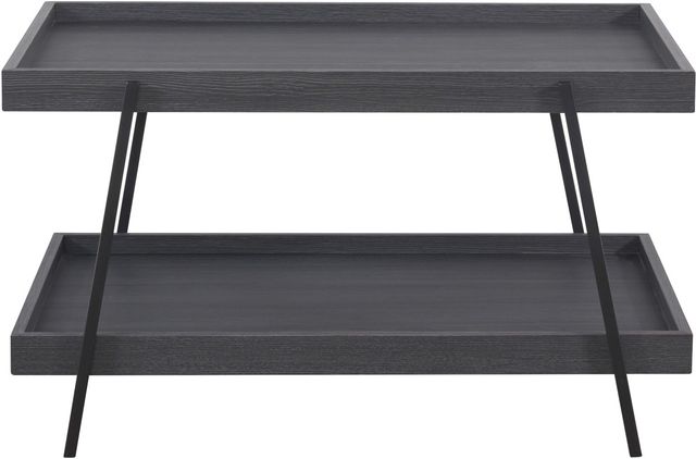 Signature Design by Ashley® Yarlow 2-Piece Black Living Room Table Set-1