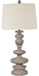 Crestview Collection Craftsman Beige/Light Brown Balustrade Table Lamp-0