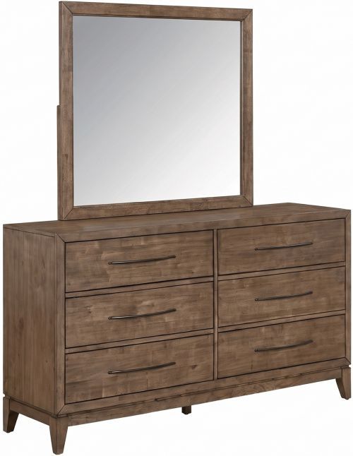 Liberty Furniture Shaker Lakes 4-Piece Harvest Brown California King Bedroom Set-3