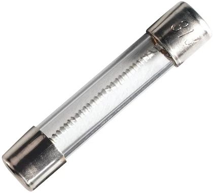 RadioShack 5.0A at 250V  1 1/4 x 1/4" Slow Blow Glass Fuses (4-Pack)-0