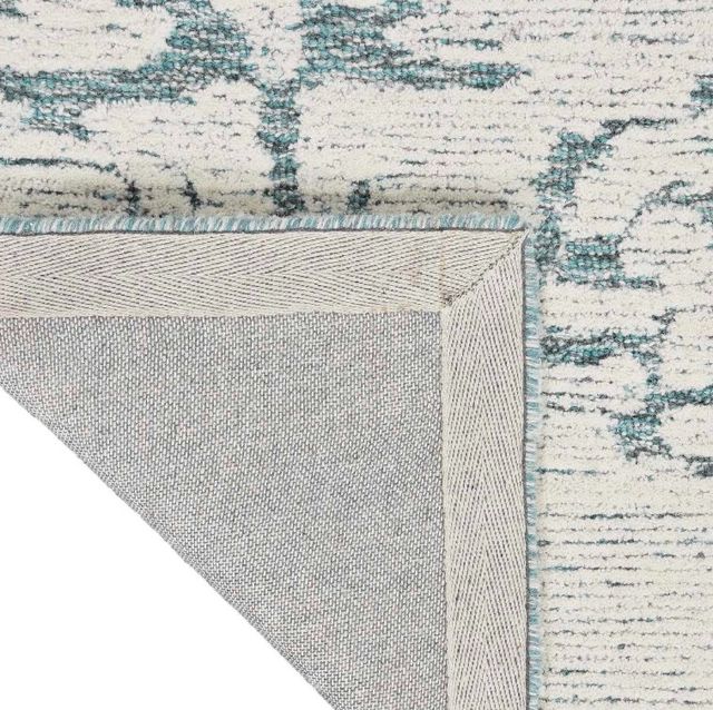 Nourison Home™ Calvin Klein CK009 Sculptural Teal 5'x7' Area Rug-4