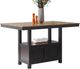 Signature Design by Ashley® Wildenauer 5-Piece Brown/Black Counter Height Dining Table Set-1
