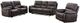 Mazin Furniture Easton Grey Upholstered Rocker Recliner-2