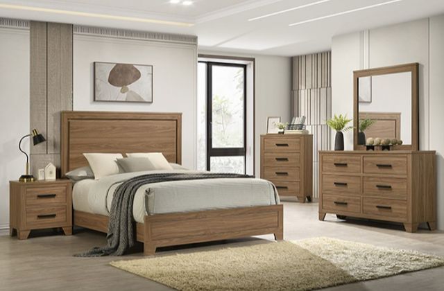 Furniture of America® Panelli Walnut Chest-1