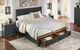 A-America® Stormy Ridge Chickory Black Eastern King Storage Panel Bed-1