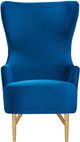 TOV Furniture by Inspire Me Home Decor Navy Julia Wingback Velvet Chair-0