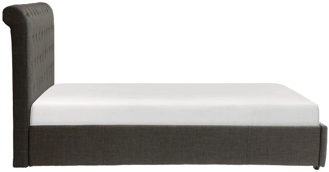 Homelegance® Baldwyn Charcoal Youth Full Upholstered Sleigh Bed-3