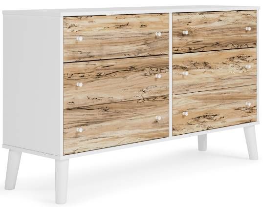 Signature Design by Ashley® Piperton 3-Piece Two-Tone Brown/White Full Panel Platform Bed Set-2