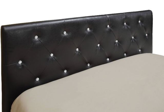 Furniture of America® Velen Black Eastern King Platform Bed-1