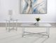 Coaster® Cronin Square Tempered Glass Top End Table with Chrome Base-5
