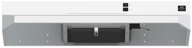 FORNO® Espresso Cappa 30" White Under Cabinet Range Hood-2