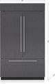 Sub-Zero® Classic Series 28.9 Cu. Ft. Panel Ready Built In French Door Refrigerator-1