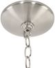 YHD Alta Peak Acid Washed/Satin Steel 3-Light Bowl Chandelier-5
