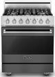 Viking® 3 Series 30" Damascus Gray Pro Style Dual Fuel Natural Gas Natural Gas Range-0
