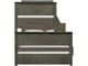 Elements International Wade Gray Twin Over Full Bunk-4