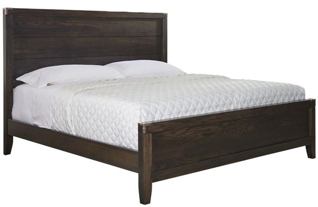 Mavin Customizable Saybrook King Plank Panel Bed with Low Footboard-0