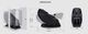 Cozzia® Zen™ 2 Espresso/Gray Power Massage Chair-3
