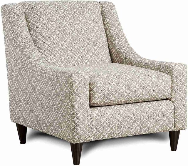 Fusion Furniture Evenings Stone Greige/Cream Accent Chair-0