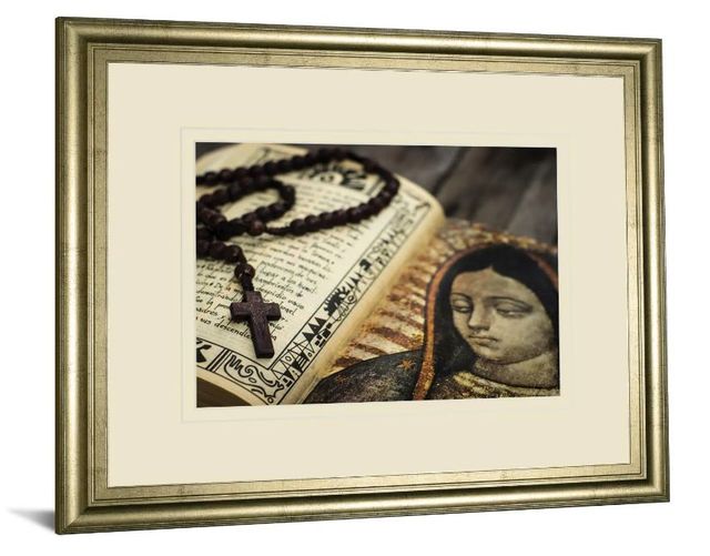 Classy Art Rosary in Bible by Kbuntu Wall Art-1