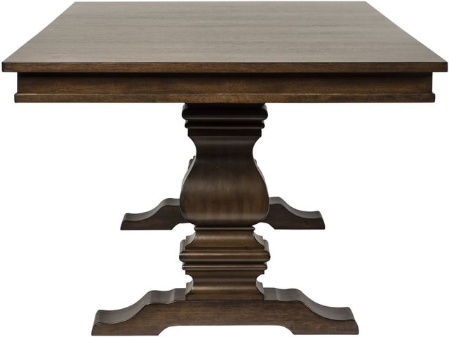 Liberty Furniture Armand 7-Piece Antique Brownstone/Gray Trestle Dining Set-3