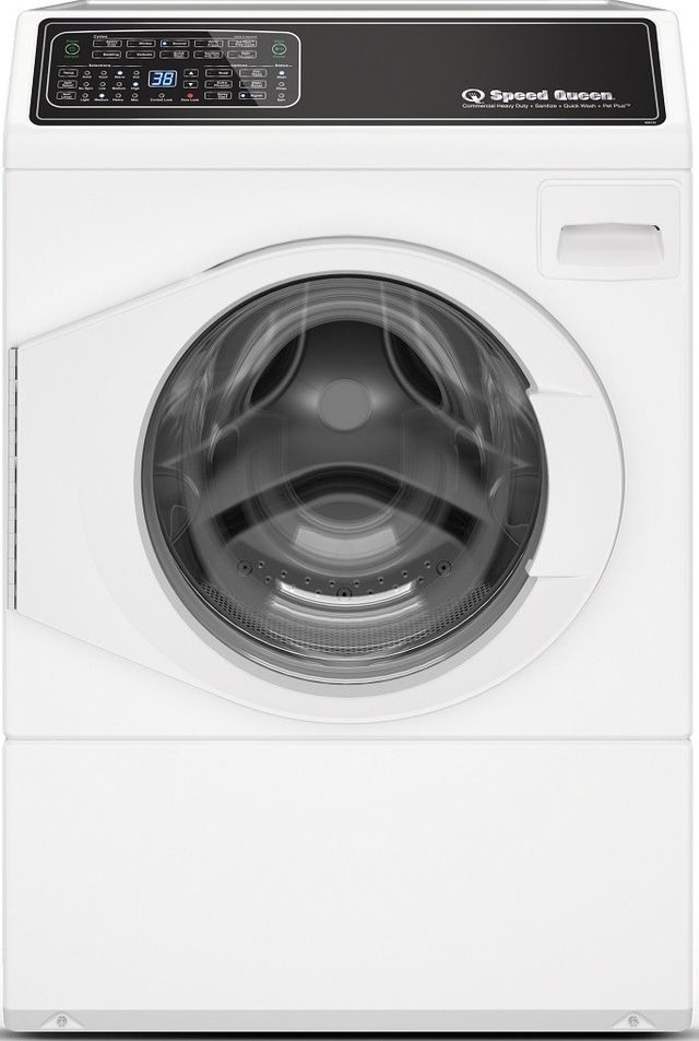 Speed Queen® White Front Load Laundry & Electric Dryer Laundry Pair-1
