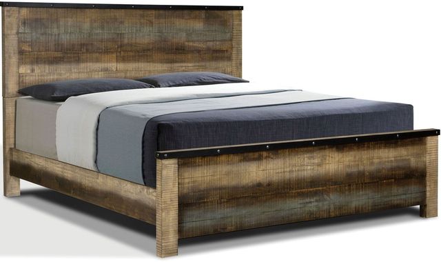 Coaster® Sembene 4-Piece Multi-Colored Queen Panel Bedroom Set-1