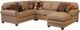 Smith Brothers Customizable 393 3-Piece Right-Arm Facing Sectional Sofa with Chaise-0