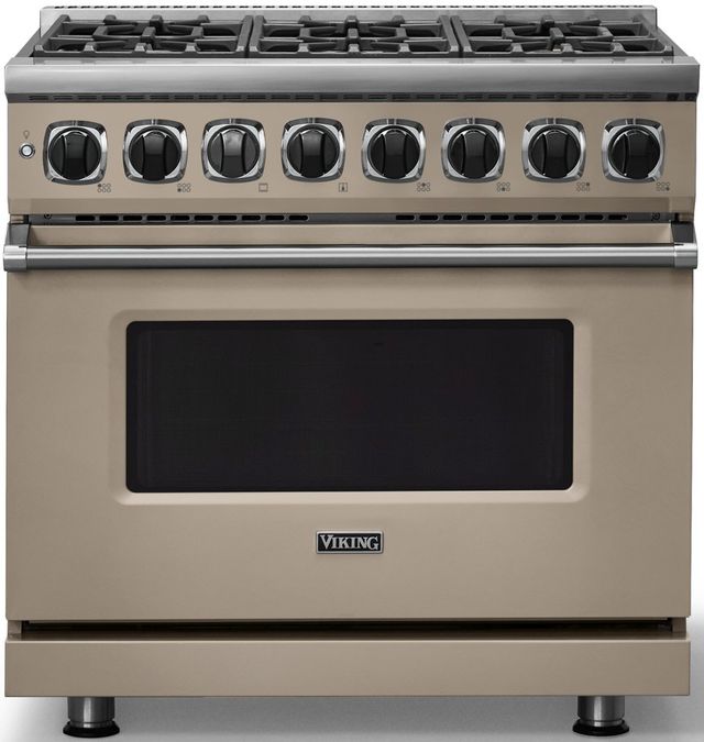 Viking® 7 Series 36" Nantucket Pro Style Dual Fuel Range-0