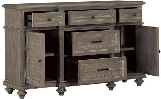 Mazin Furniture Cardano Driftwood Light Brown Buffet-2