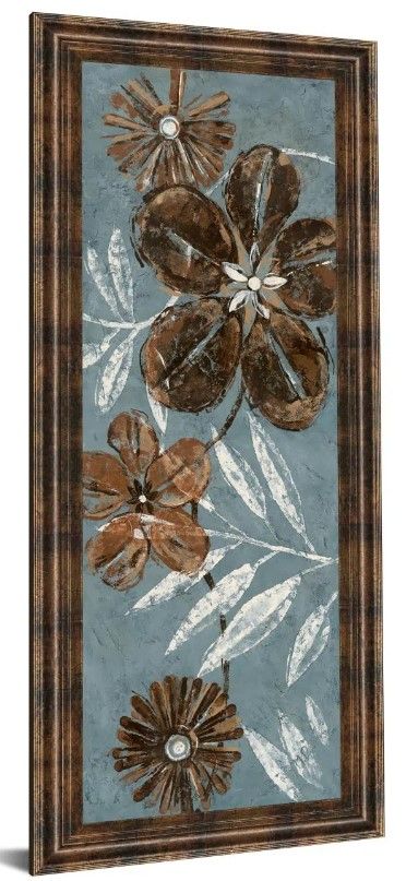Classy Art Denim Garden Il By Maria Donovan Wall Art-0