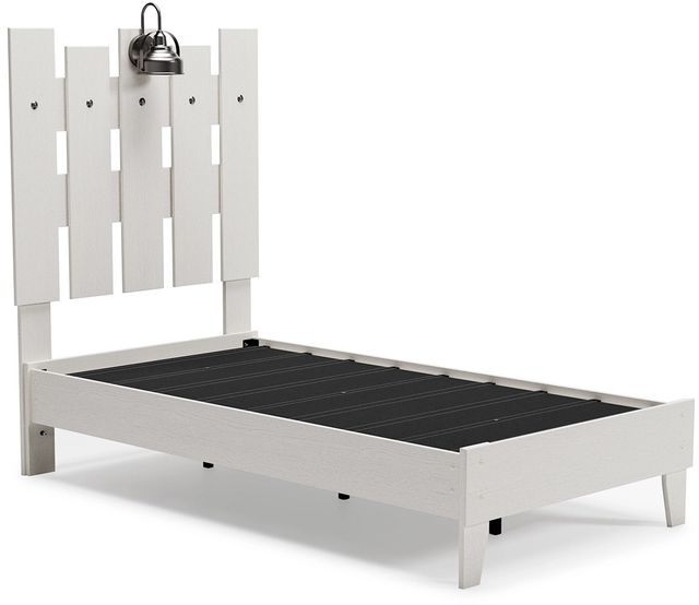 Signature Design by Ashley® Vaibryn White Twin Panel Platform Bed-3