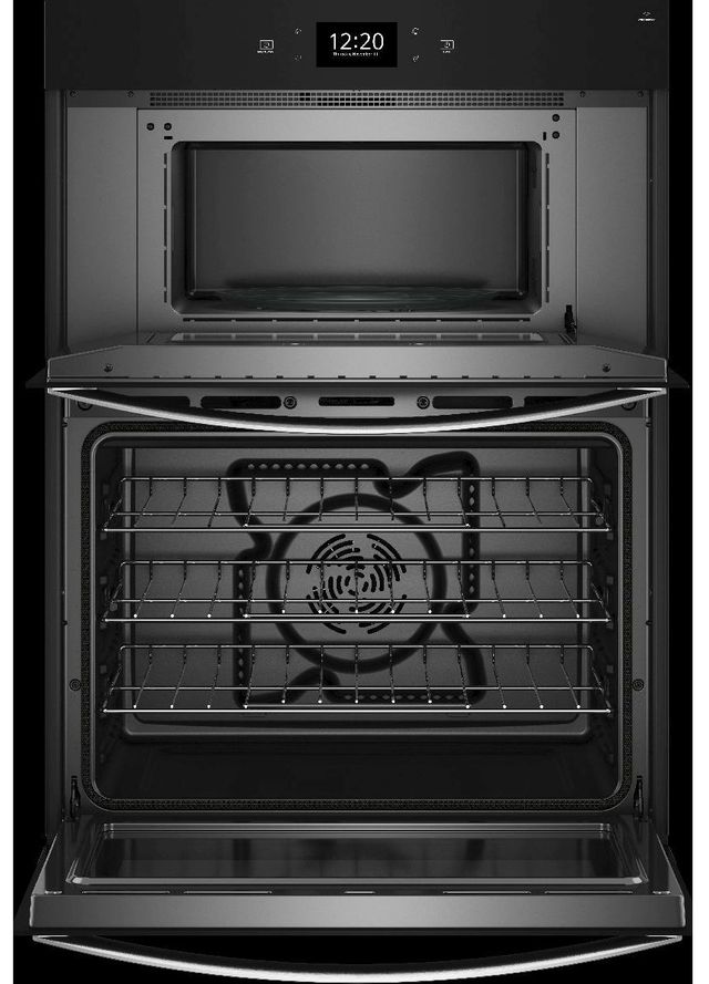 Whirlpool® 30" Black Stainless Steel Oven/Micro Combo Electric Wall Oven-3